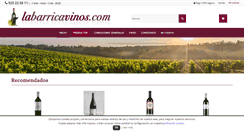 Desktop Screenshot of labarricavinos.com